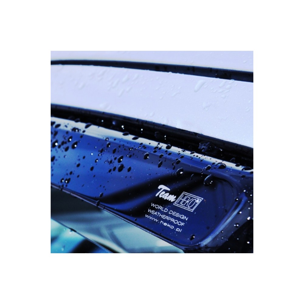 ΑΝΕΜΟΘΡΑΥΣΤΕΣ ΓΙΑ PEUGEOT 3008/5008 5D 2017+ ΖΕΥΓΑΡΙ ΑΠΟ ΕΥΚΑΜΠΤΟ ΦΙΜΕ ΠΛΑΣΤΙΚΟ HEKO - 2 ΤΕΜ.