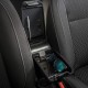 Ολοκληρωμένος Τεμπέλης Καθίσματος ARMSTER 3 SEAT MOUNTED για Dacia Lodgy LHD 2015+ από Πλαστικό και Vegan Δέρμα σε Μαύρο Χρώμα RATI - 1 τεμ.