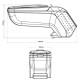 ΟΛΟΚΛΗΡΩΜΕΝΟΣ ΤΕΜΠΕΛΗΣ ARMSTER 2 ΓΙΑ FIAT 500X 2015+ ΜΕ ΑΠΟΣΠΩΜΕΝΗ ΤΣΕΠΗ ΑΠΟ ΠΛΑΣΤΙΚΟ ΚΑΙ ΔΕΡΜΑΤΙΝΗ ΣΕ ΓΚΡΙ ΠΛΑΙΣΙΟ ΚΑΙ ΜΑΥΡΟ ΧΡΩΜΑ ΜΕ ΑΝΤΑΠΤΟΡΑ ΤΟΠΟΘΕΤΗΣΗΣ RATI - 1 ΣΕΤ (V01599/RT + V01565/RT)